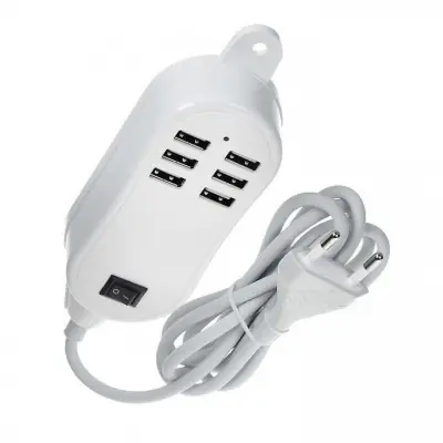 6 Port Multi USB HighQ Fast Charger for Samsung Galaxy S8 Plus image 3