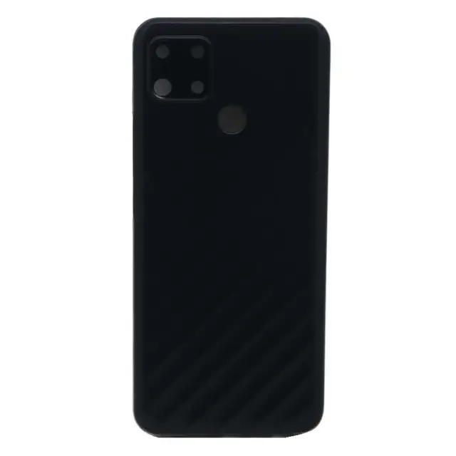 Back Panel Cover for Realme Narzo 30A - Black image 2