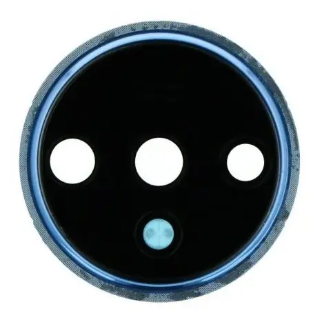 Camera Lens Glass with Frame for OnePlus 7T Blue image 2