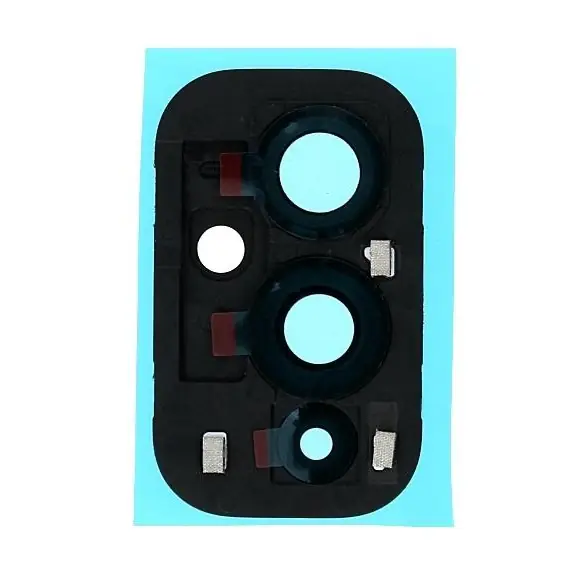 Camera Lens Glass with Frame for OnePlus 9 Black image 3
