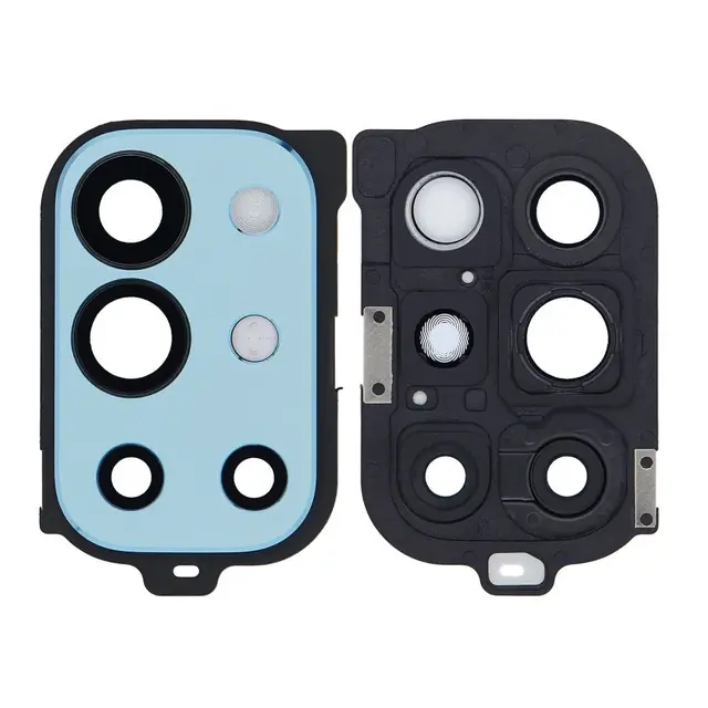 Camera Lens Glass with Frame for OnePlus 9R 5G Blue