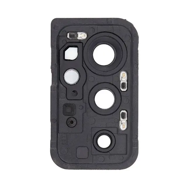 Camera Lens Glass with Frame for OnePlus 9RT 5G Silver image 3