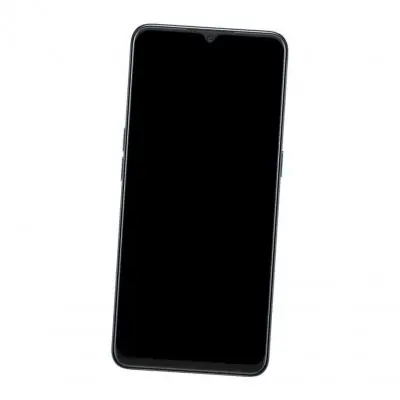 Camera Lens Glass with Frame for Oppo F15 Blue
