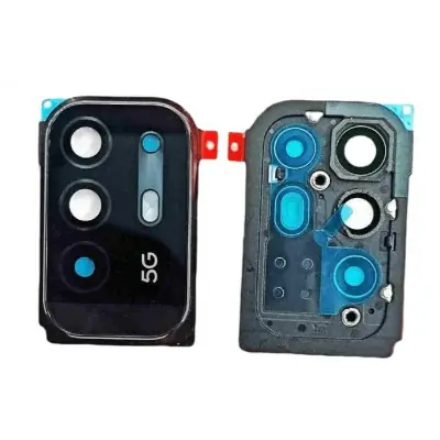 Camera Lens Glass with Frame for Oppo F19 Pro Plus 5G White