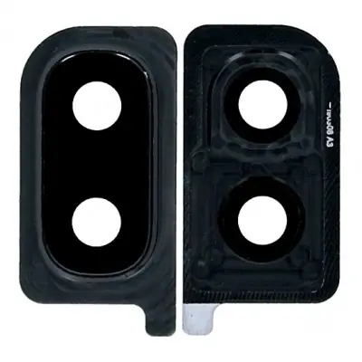 Camera Lens Glass with Frame for Samsung Galaxy A30 Black