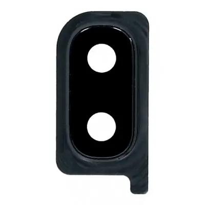 Camera Lens Glass with Frame for Samsung Galaxy A30 Black image 2