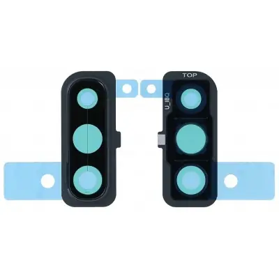 Camera Lens Glass with Frame for Samsung Galaxy A50 Black