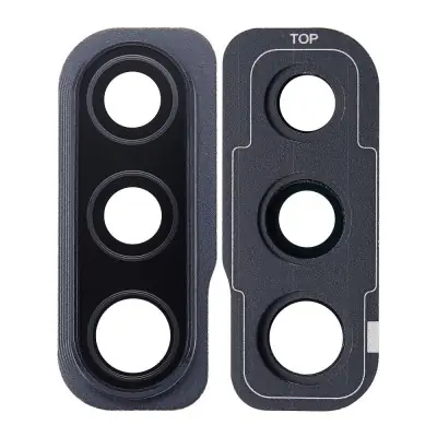 Camera Lens Glass with Frame for Samsung Galaxy A50s Black