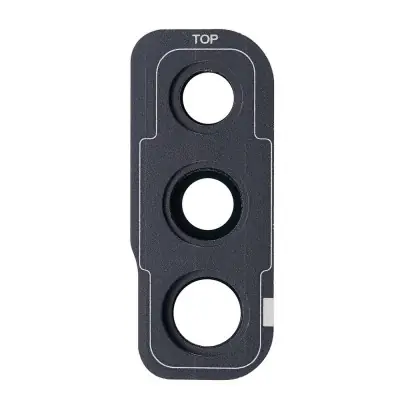 Camera Lens Glass with Frame for Samsung Galaxy A50s Black image 3