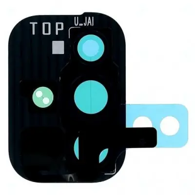 Camera Lens Glass with Frame for Samsung Galaxy A71 Black image 3
