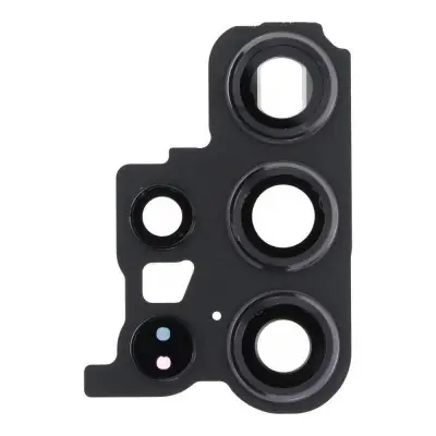 Camera Lens Glass with Frame for Samsung Galaxy S23 Ultra Black image 2
