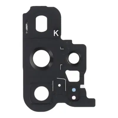 Camera Lens Glass with Frame for Samsung Galaxy S23 Ultra Black image 3