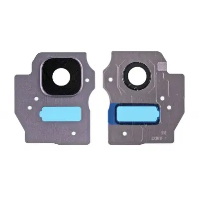 Camera Lens Glass with Frame for Samsung Galaxy S8 Plus Grey