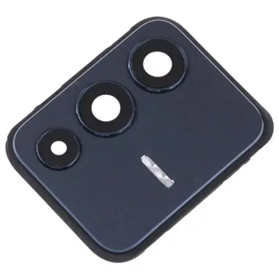 Camera Lens Glass with Frame for Vivo V23 Pro  Black image 2