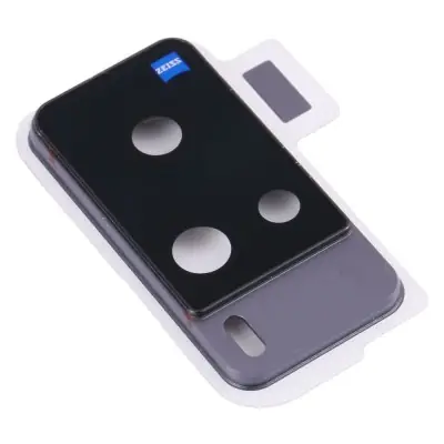 Camera Lens Glass with Frame for vivo X60 Black image 2