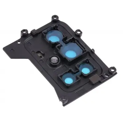 Camera Lens Glass with Frame for Xiaomi Redmi 10 Prime Black image 3
