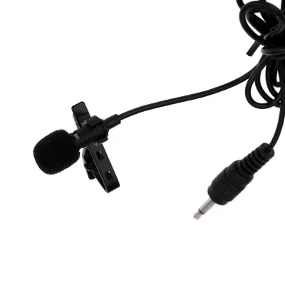 Collar Clip On Microphone for Samsung Galaxy S20 FE 5G - Professional Condenser Noise Cancelling Mic