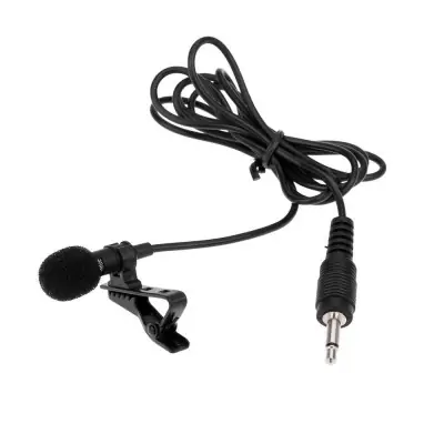 Collar Clip On Microphone for Samsung Galaxy S21 Ultra - Professional Condenser Noise Cancelling Mic