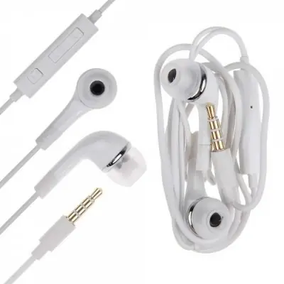 Earphone for Samsung Galaxy M31 - Handsfree, In-Ear Headphone, White