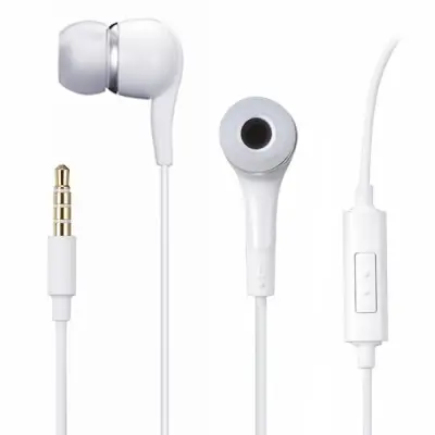 Earphone for Samsung Galaxy S9 Plus - Handsfree, In-Ear Headphone, White