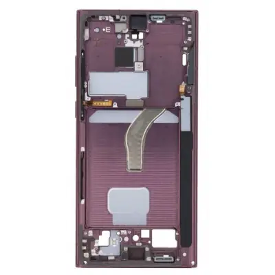 LCD Frame Middle Chassis for Samsung Galaxy S22 Ultra 5G - Red image 2