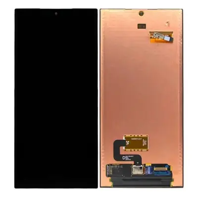 LCD with Touch Screen for Samsung Galaxy S23 Ultra - Black (display glass combo folder)