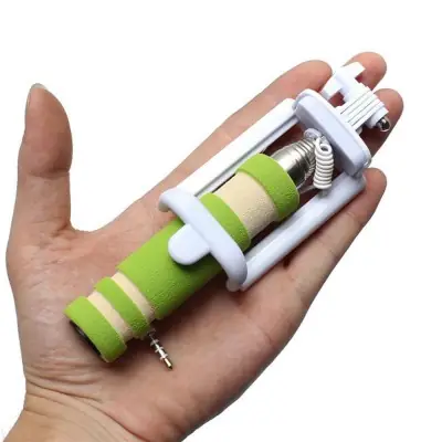 Mini Selfie Stick for Samsung Galaxy S9 - With Aux Cable