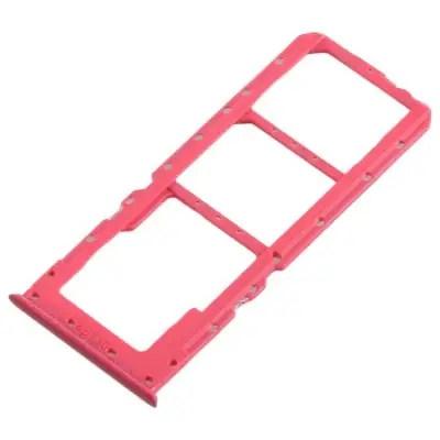 SIM Card Holder Tray for Oppo A3s - Red image 2