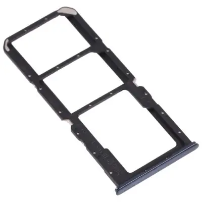 SIM Card Holder Tray for Oppo F19 - Black image 2