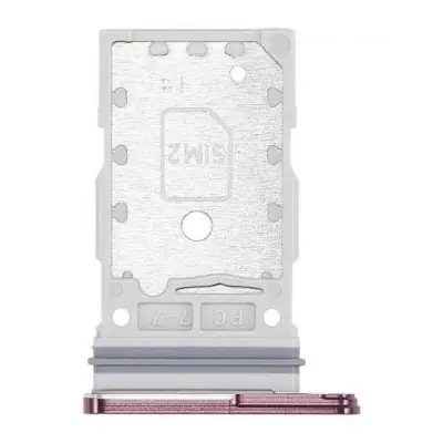 SIM Card Holder Tray for Samsung Galaxy S22 Ultra 5G - Burgundy image 2