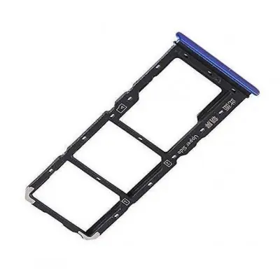 SIM Card Holder Tray for Vivo Y91 - Blue image 3
