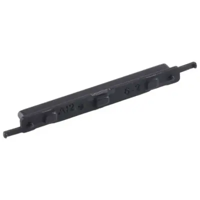 Volume Side Button Outer for Samsung Galaxy A12 Black - Plastic Key image 2