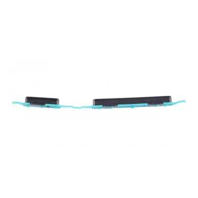 Volume Side Button Outer for Samsung Galaxy M30s Black - Plastic Key