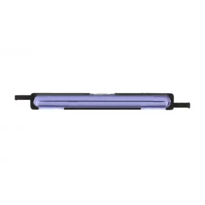 Volume Side Button Outer for Samsung Galaxy M32 Blue - Plastic Key